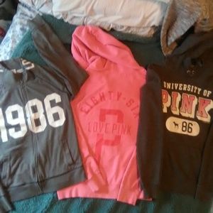 3 Victoria's Secret Sweatshirts